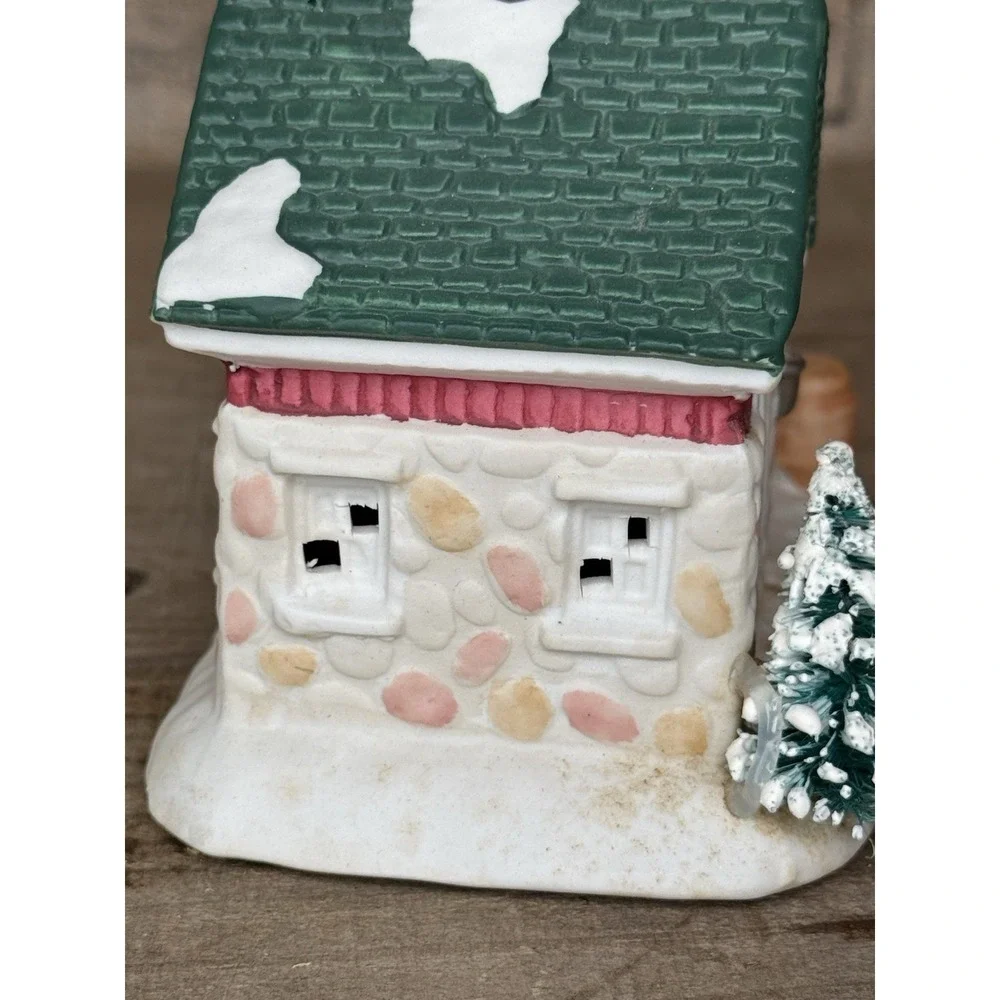 Christmas Valley 1993 Farm Windmill & Pump House Lighted Christmas Village *READ